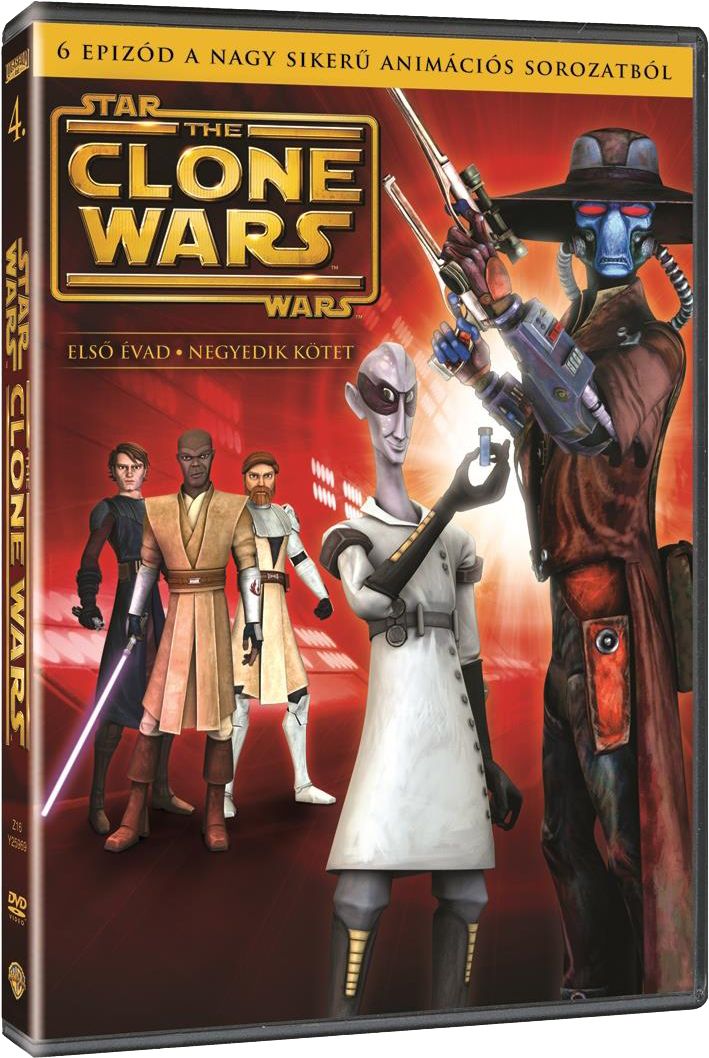 Star Wars: A klónok háborúja - 1. évad, 4. kötet (DVD) Star Wars: A klónok háborúja - 1. évad, 4. kötet (DVD)