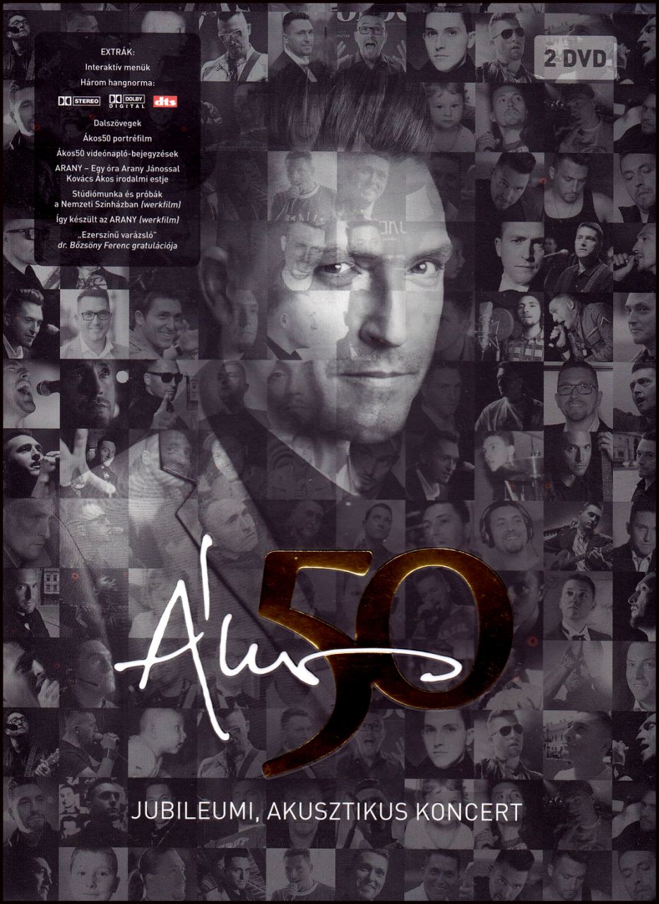Ákos 50 Jubileumi, akusztikus koncert (2 DVD)